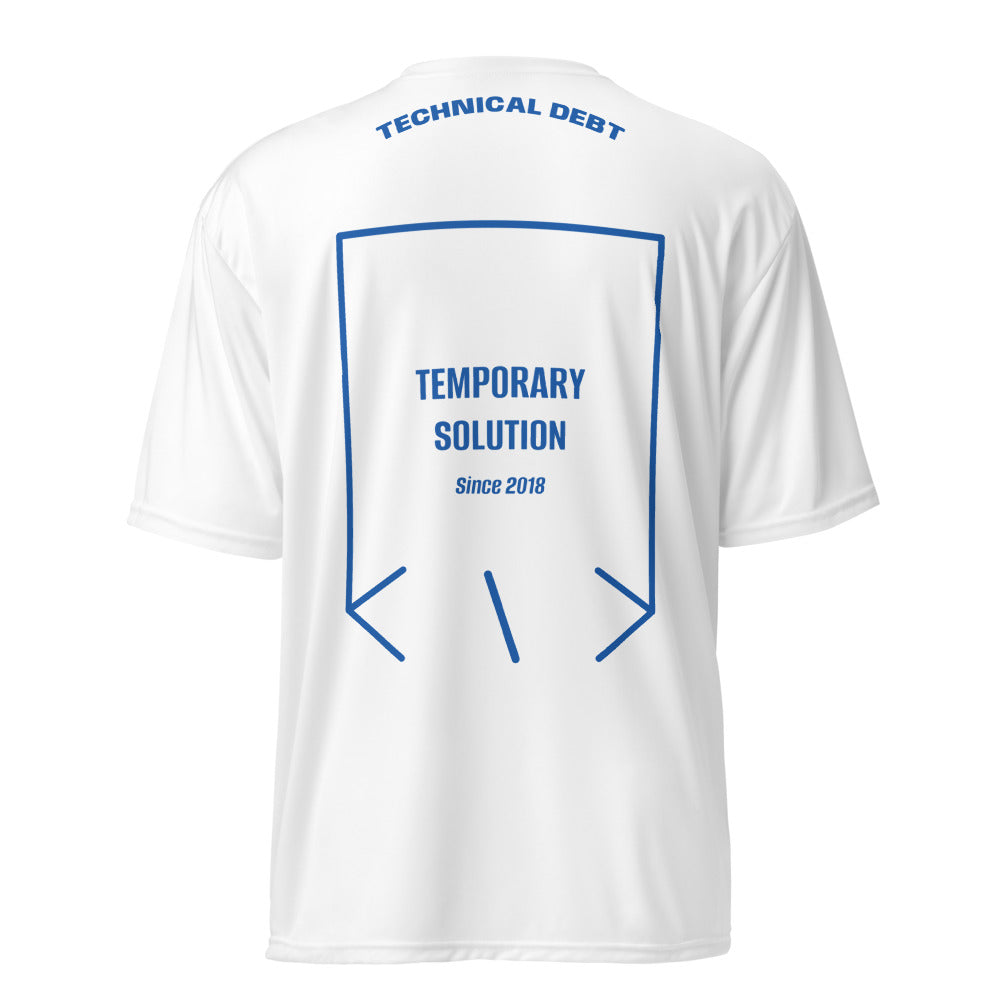 Temporary Solution — White Royal back mockup