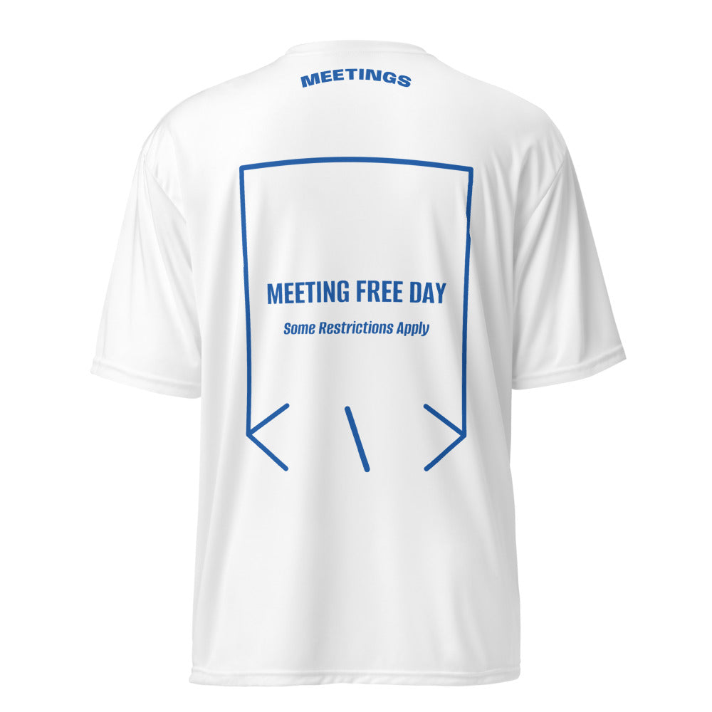 Meeting Free Day — White Royal back mockup