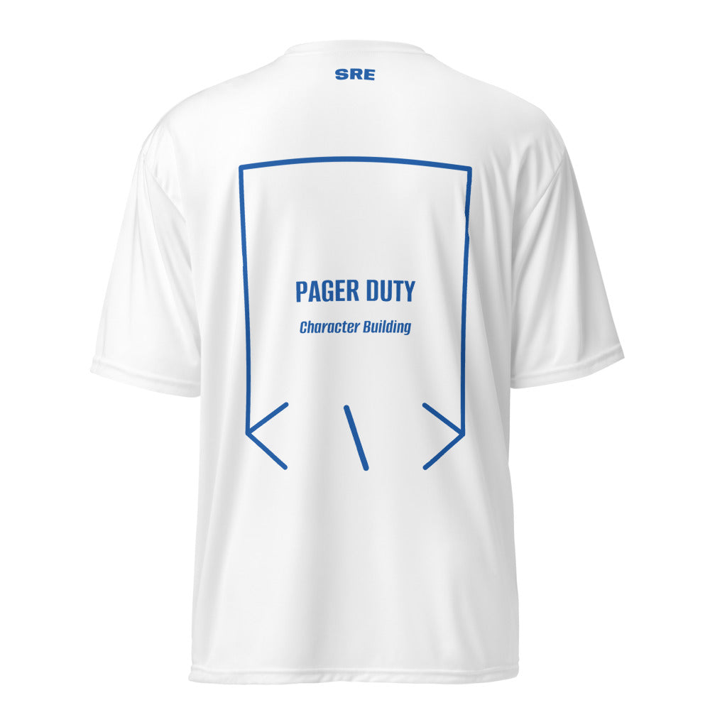 Pager Duty — White Royal back mockup