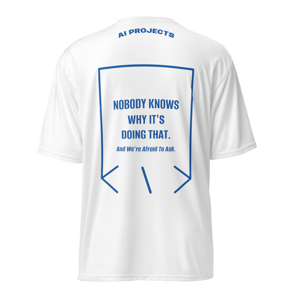 Nobody Knows Why It's Doing That. — White Royal back mockup