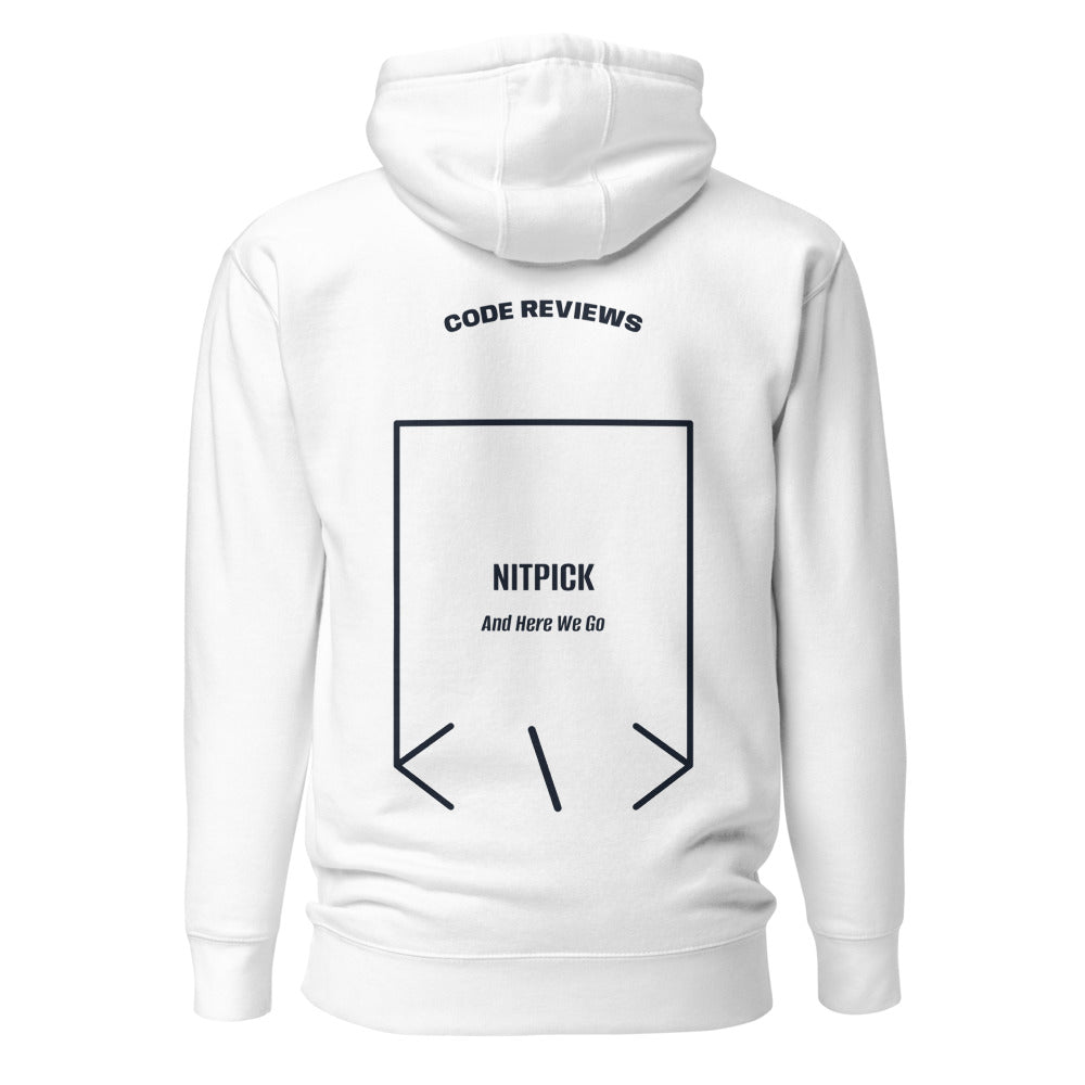 Nitpick — White Navy Blazer back mockup