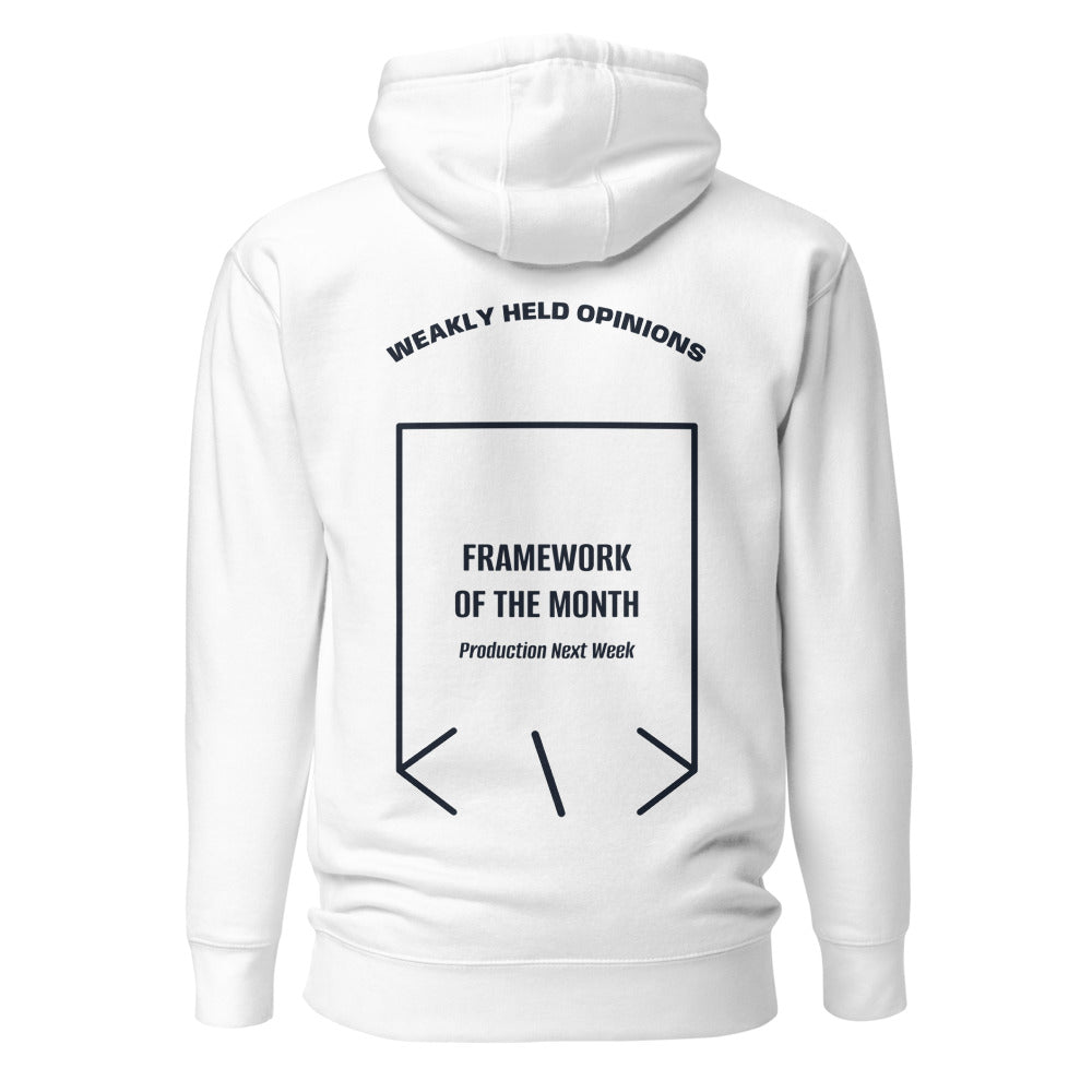 Framework Of The Month — White Navy Blazer back mockup