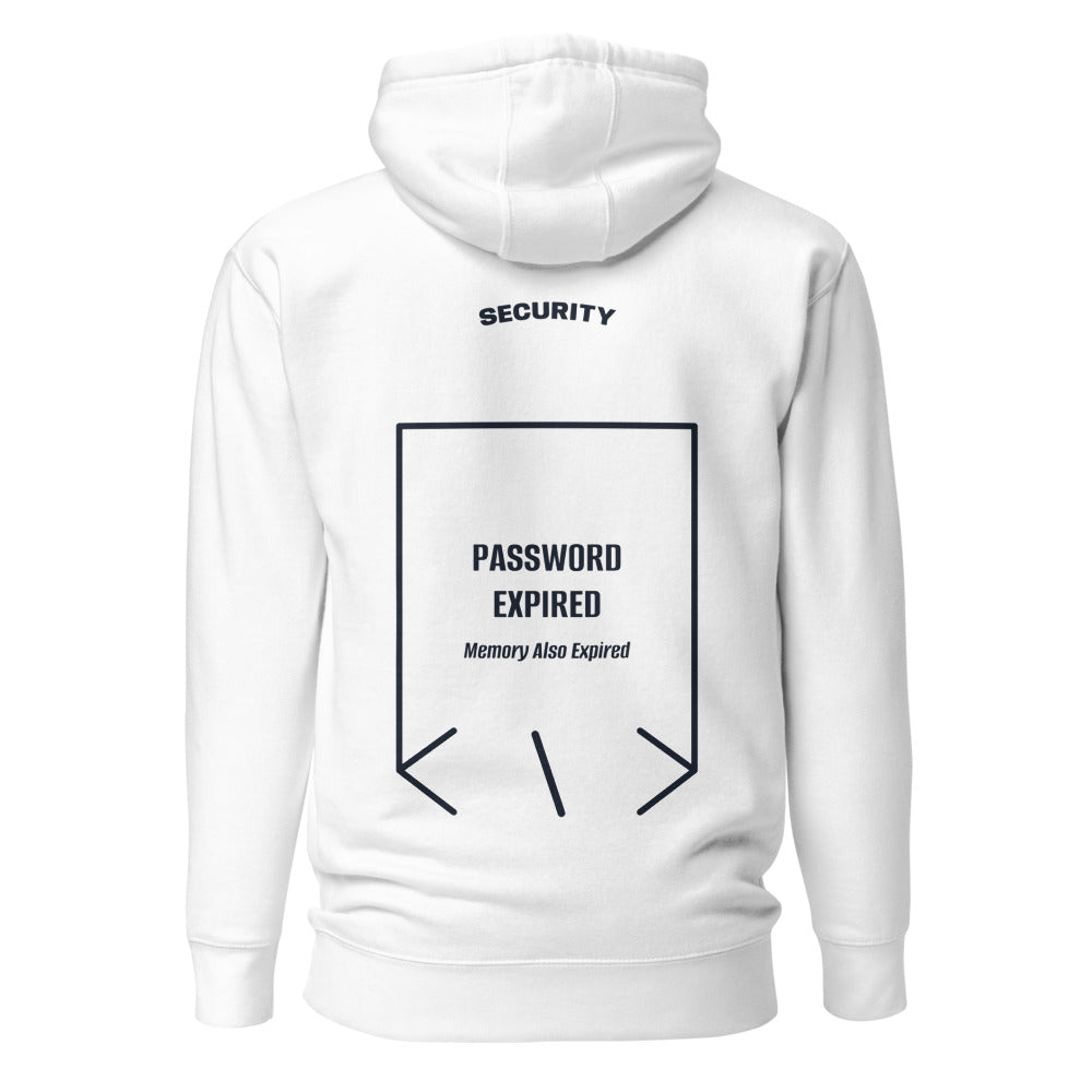 Password Expired — White Navy Blazer back mockup