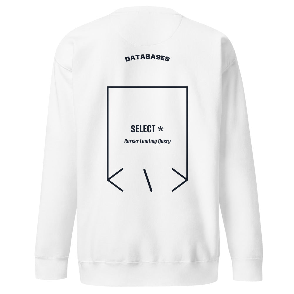 SELECT * — White Navy Blazer back mockup