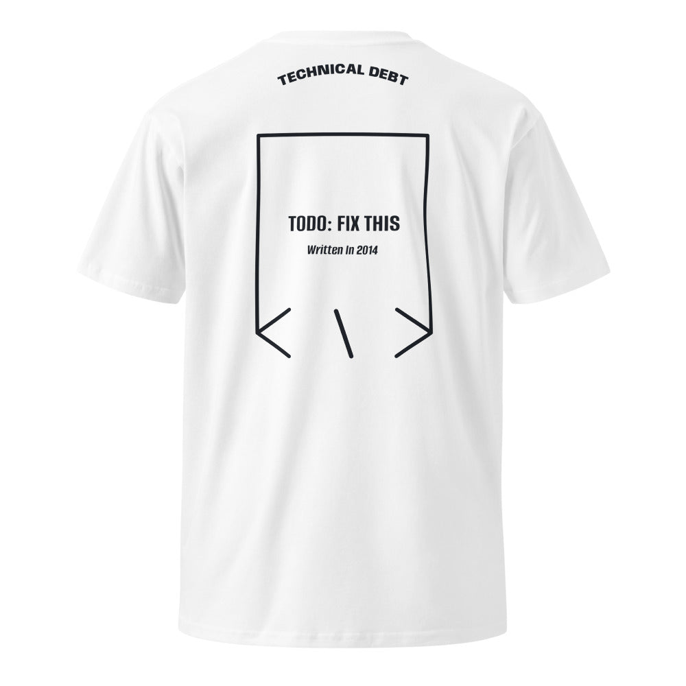 TODO: Fix This — White Navy back mockup