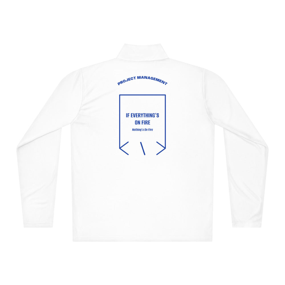 If Everything’s On Fire — White True Royal back mockup