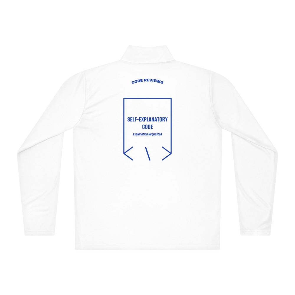 Self-Explanatory Code — White True Royal back mockup