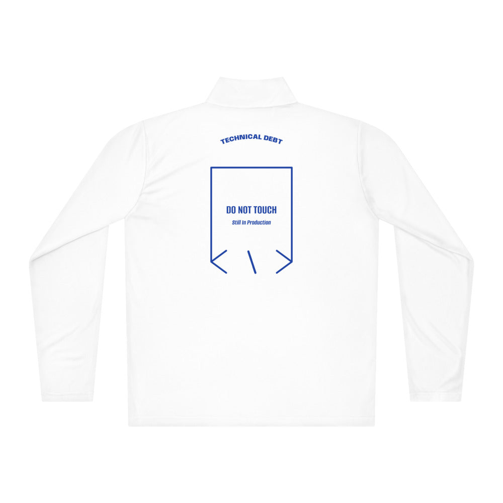 Do Not Touch — White True Royal back mockup