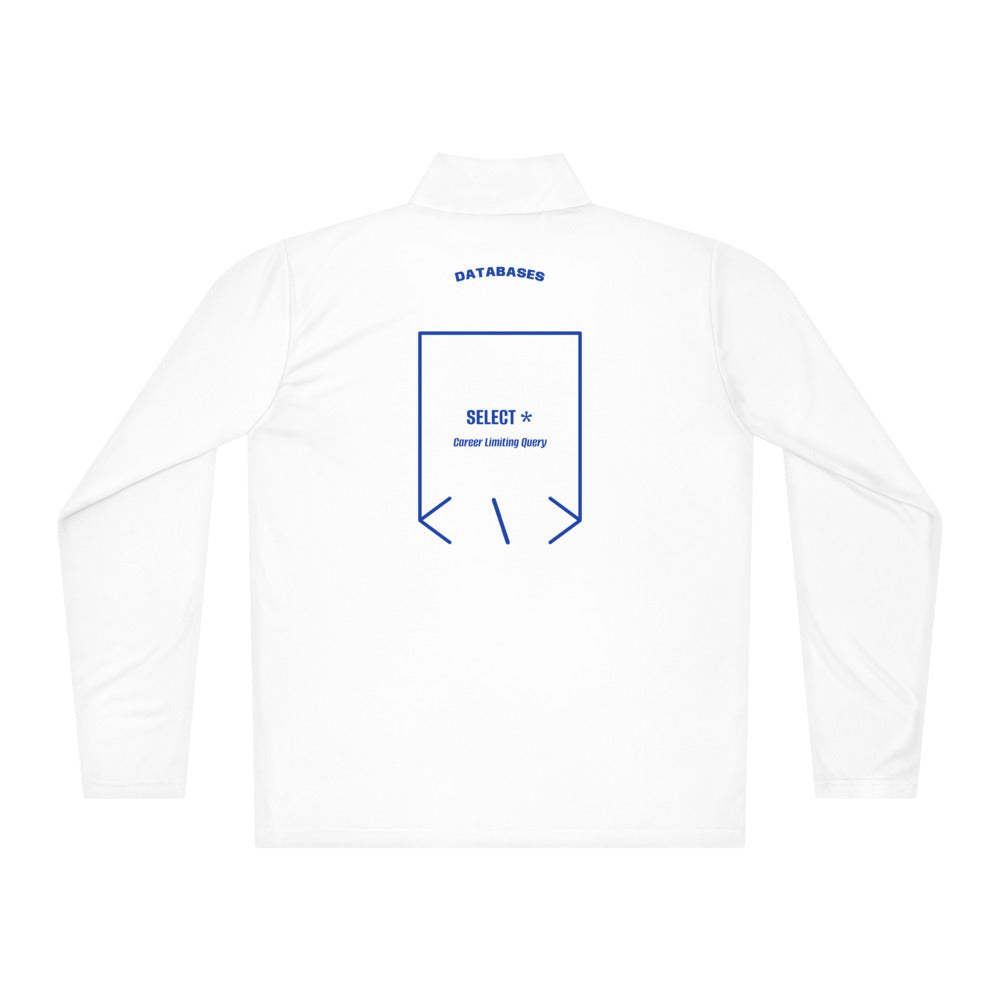 SELECT * — White True Royal back mockup