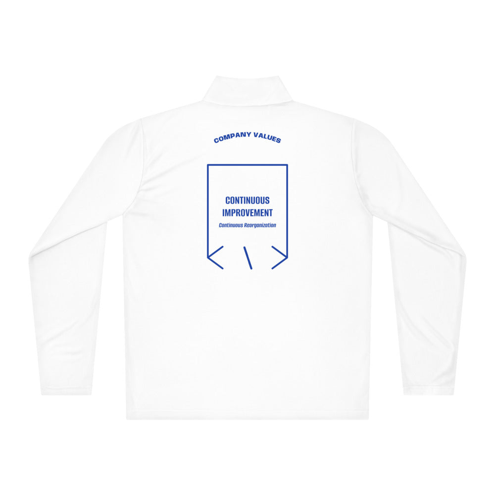 Continuous Improvement — White True Royal back mockup
