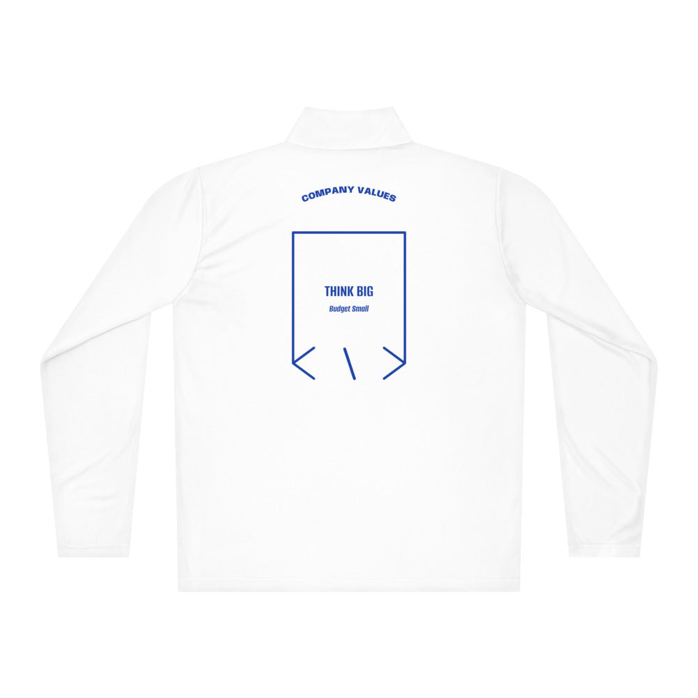 Think Big — White True Royal back mockup