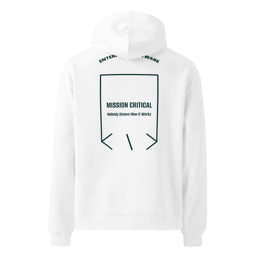 Mission Critical — White Pine Green back mockup