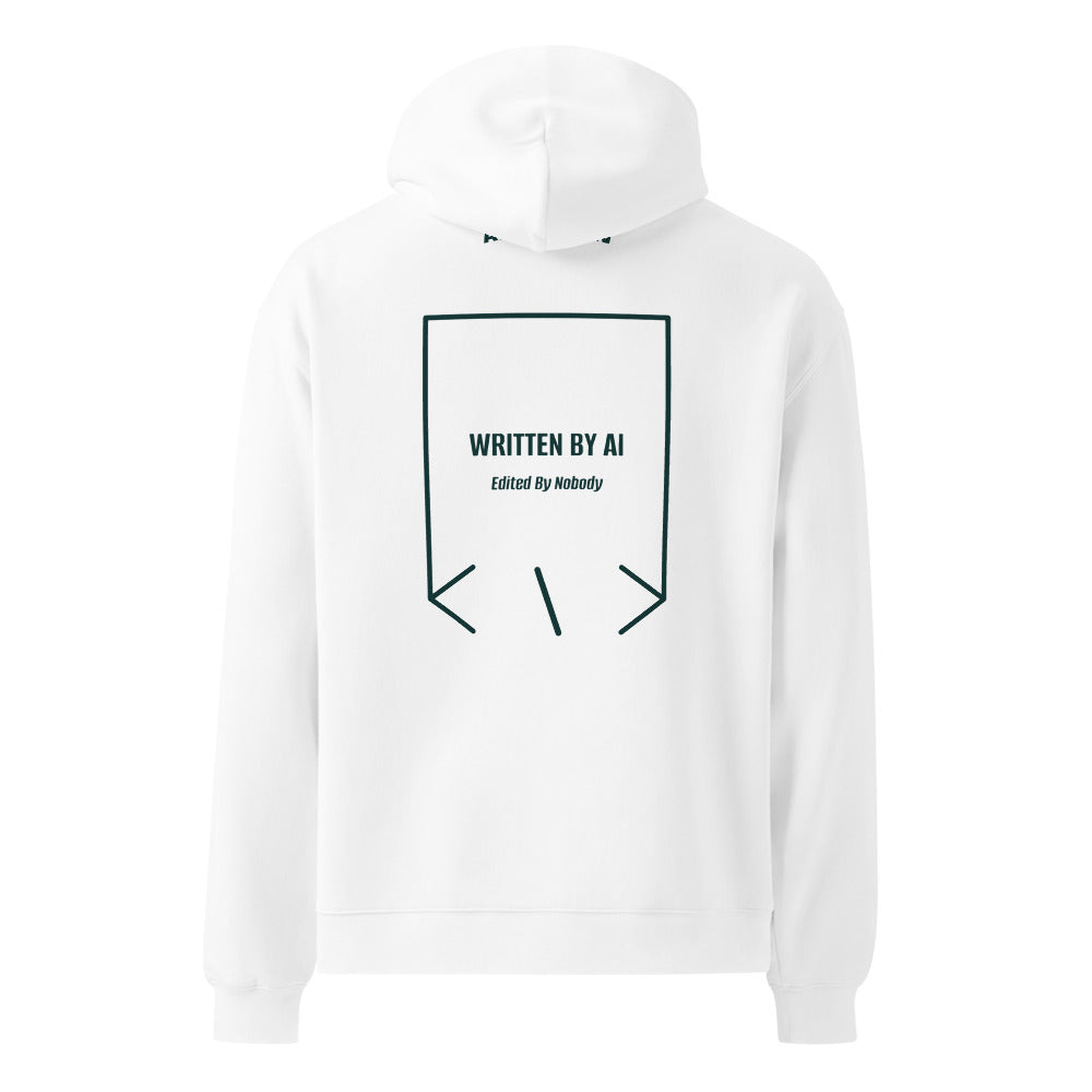 Written By AI — White Pine Green back mockup