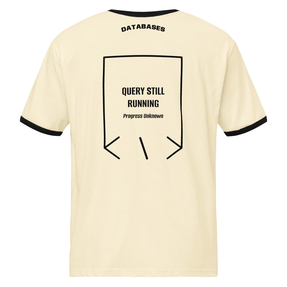 Query Still Running — Natural / Black Black back mockup