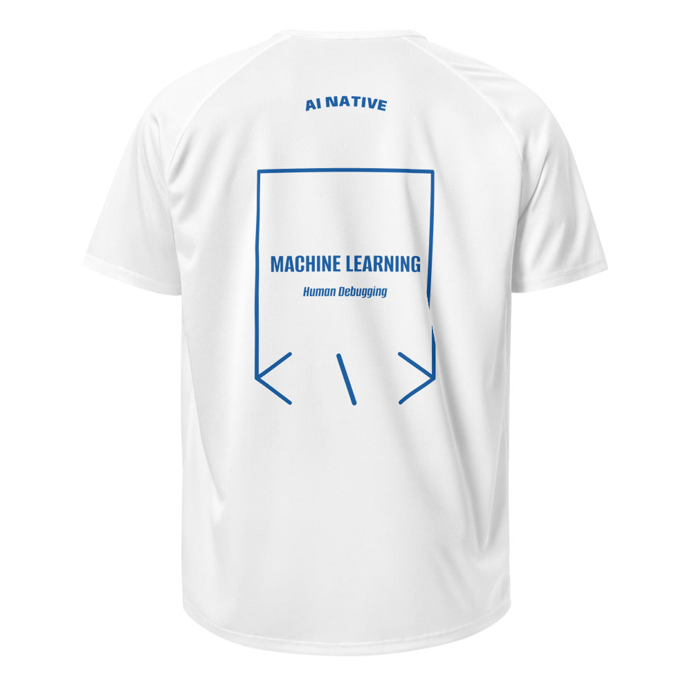 Machine Learning — White Royal Blue back mockup