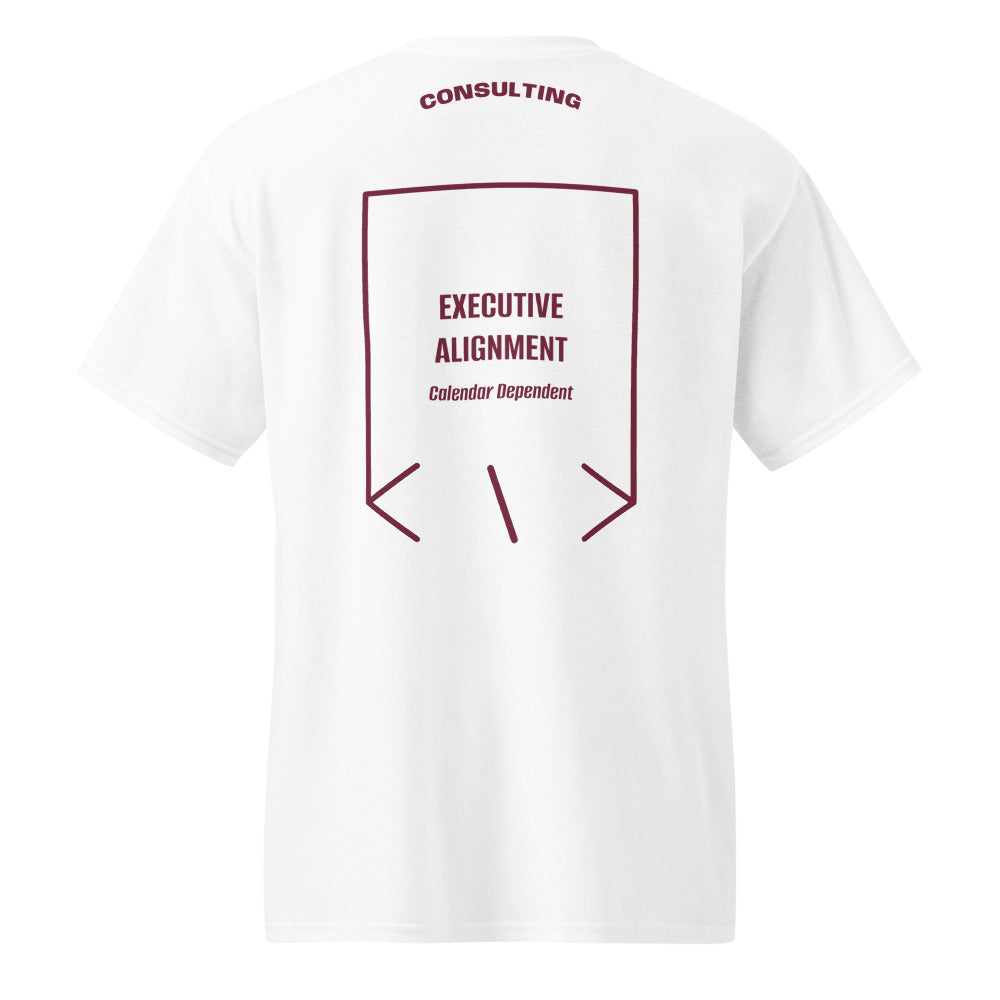Executive Alignment — White Maroon back mockup