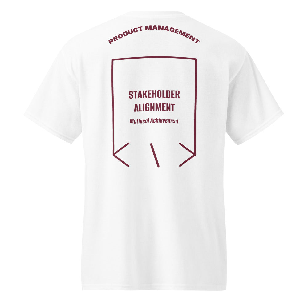Stakeholder Alignment — White Maroon back mockup
