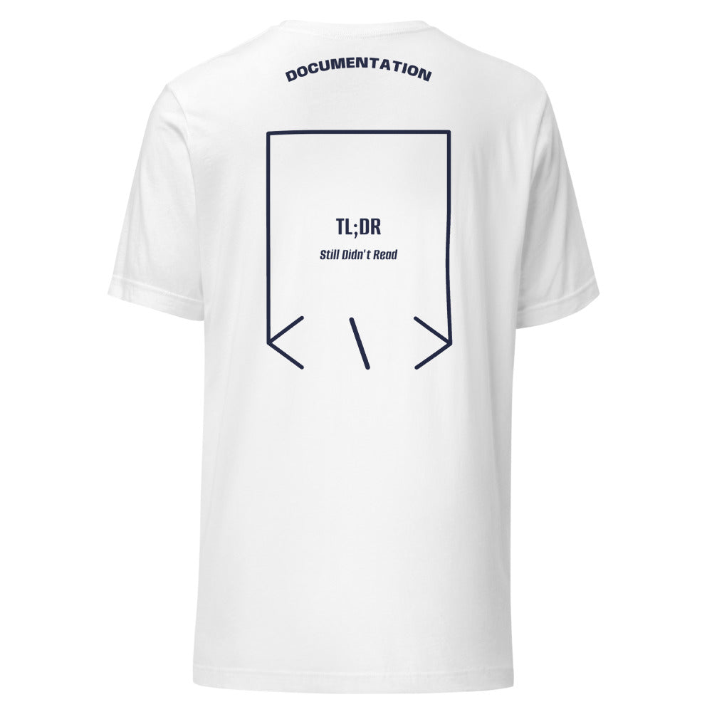 TL;DR — White Navy back mockup