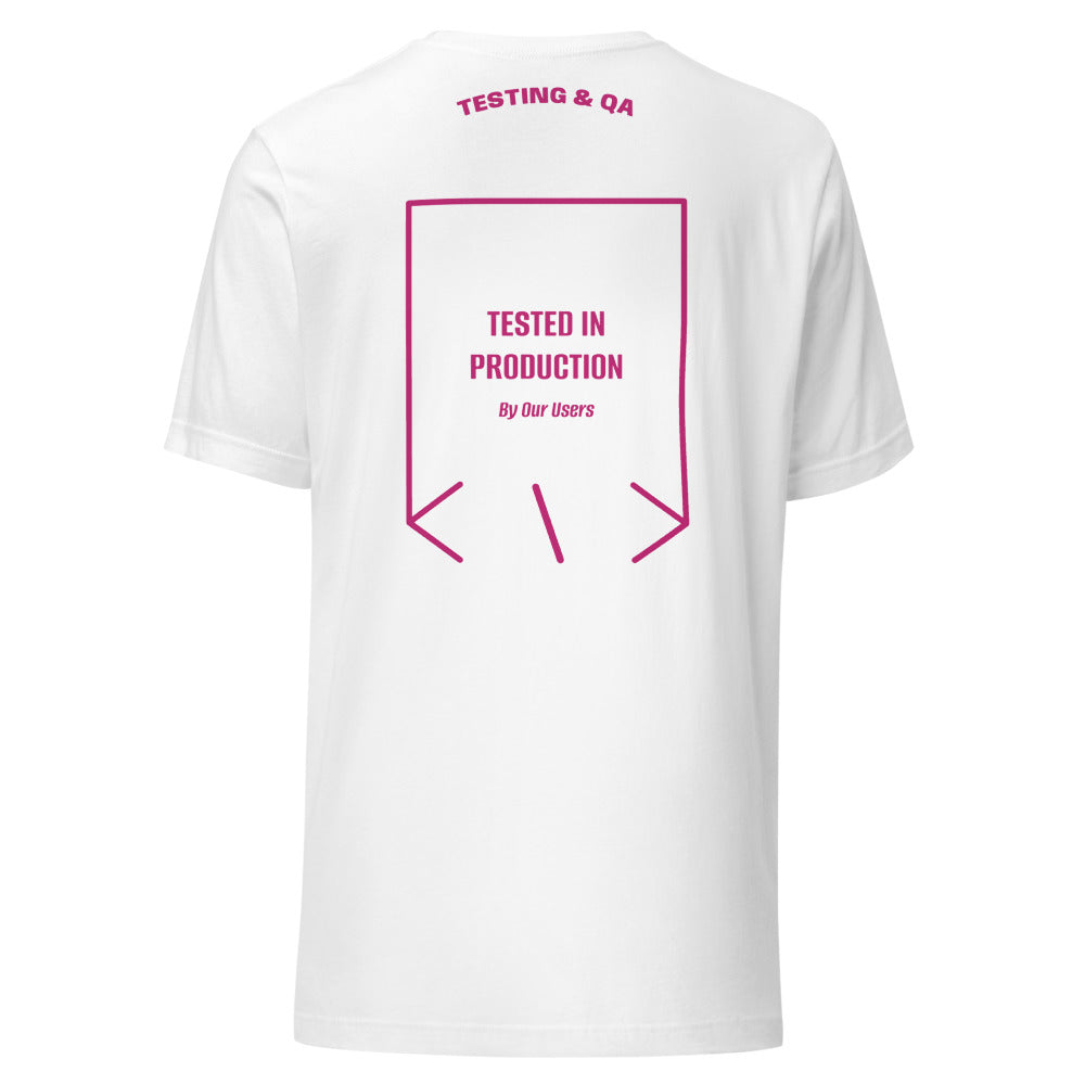 Tested In Production — White Berry back mockup