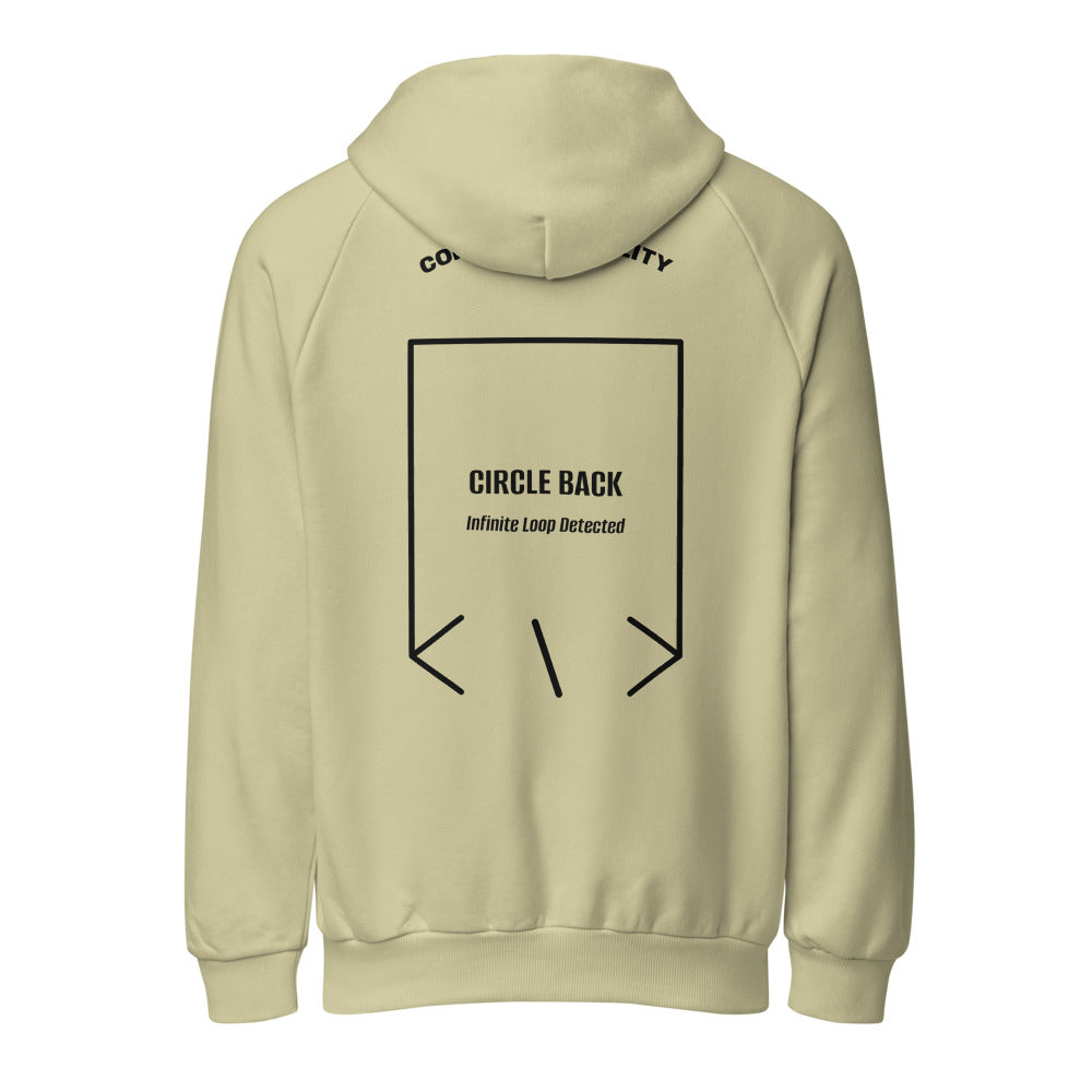 Circle Back — Moss Gray Black back mockup
