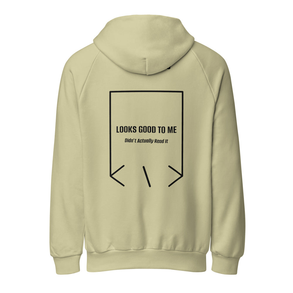 Looks Good To Me — Moss Gray Black back mockup