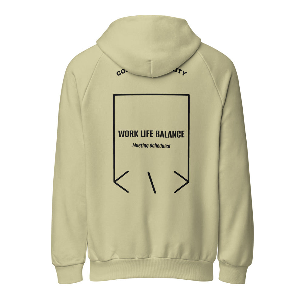 Work Life Balance — Moss Gray Black back mockup