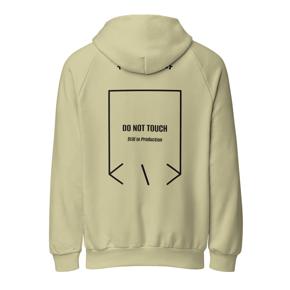 Do Not Touch — Moss Gray Black back mockup