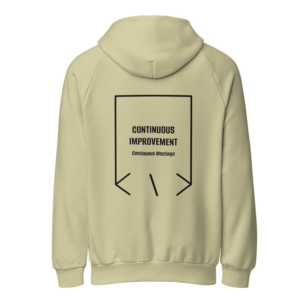Continuous Improvement — Moss Gray Black back mockup