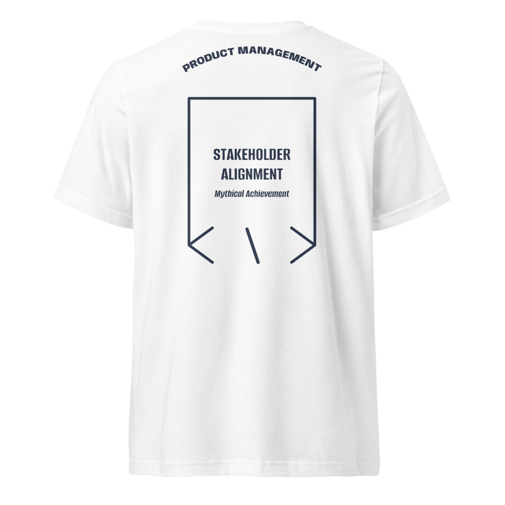 Stakeholder Alignment — White Navy back mockup
