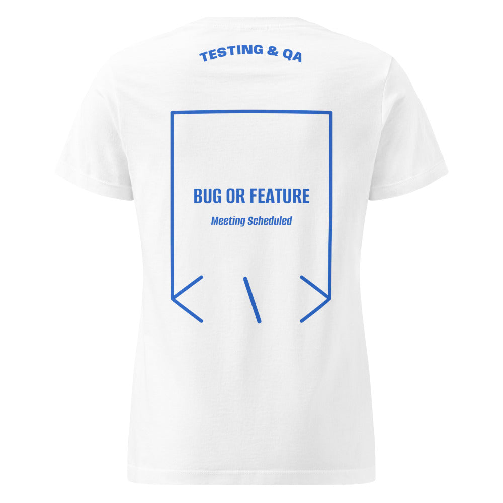 Bug Or Feature — White Royal back mockup