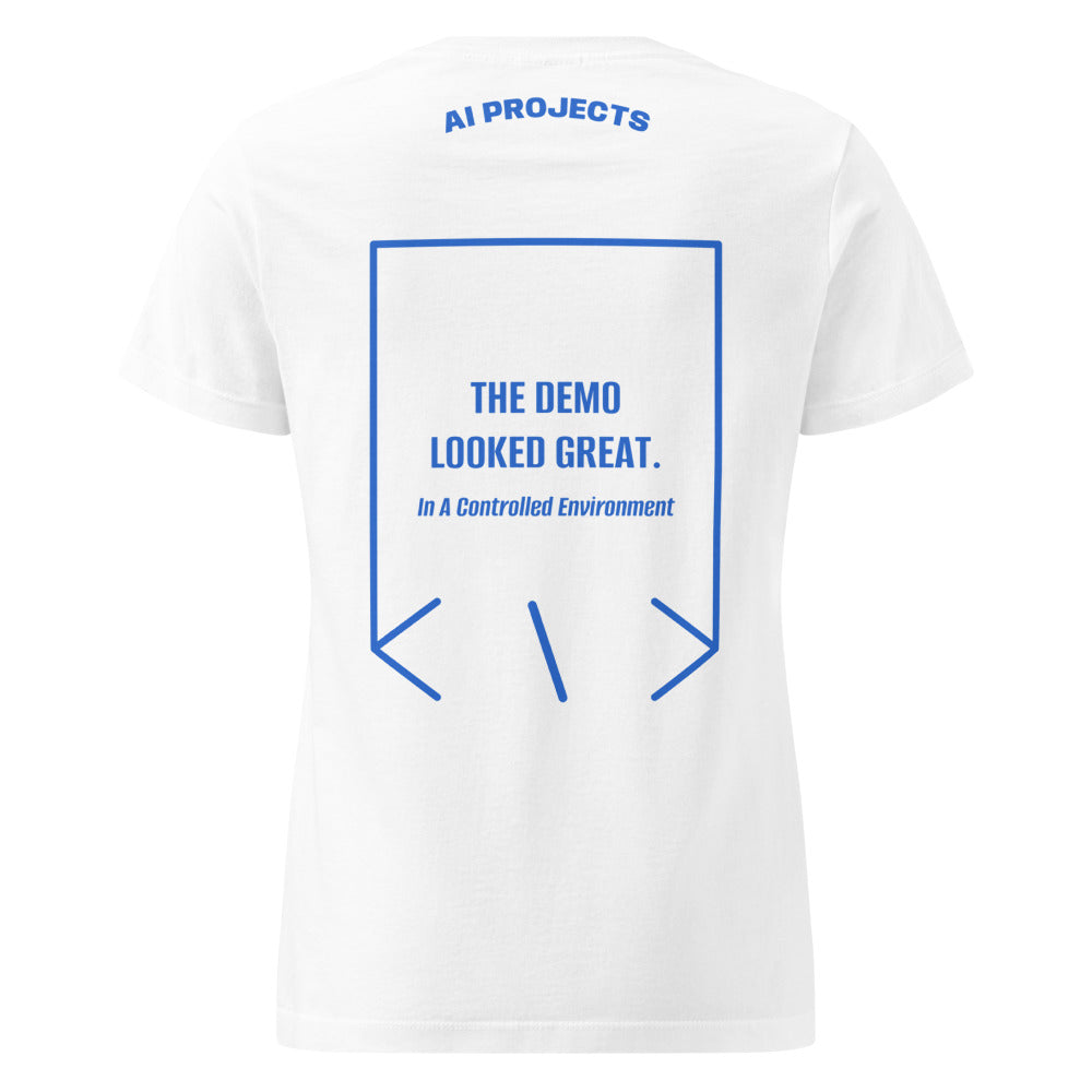 The Demo Looked Great. — White Royal back mockup