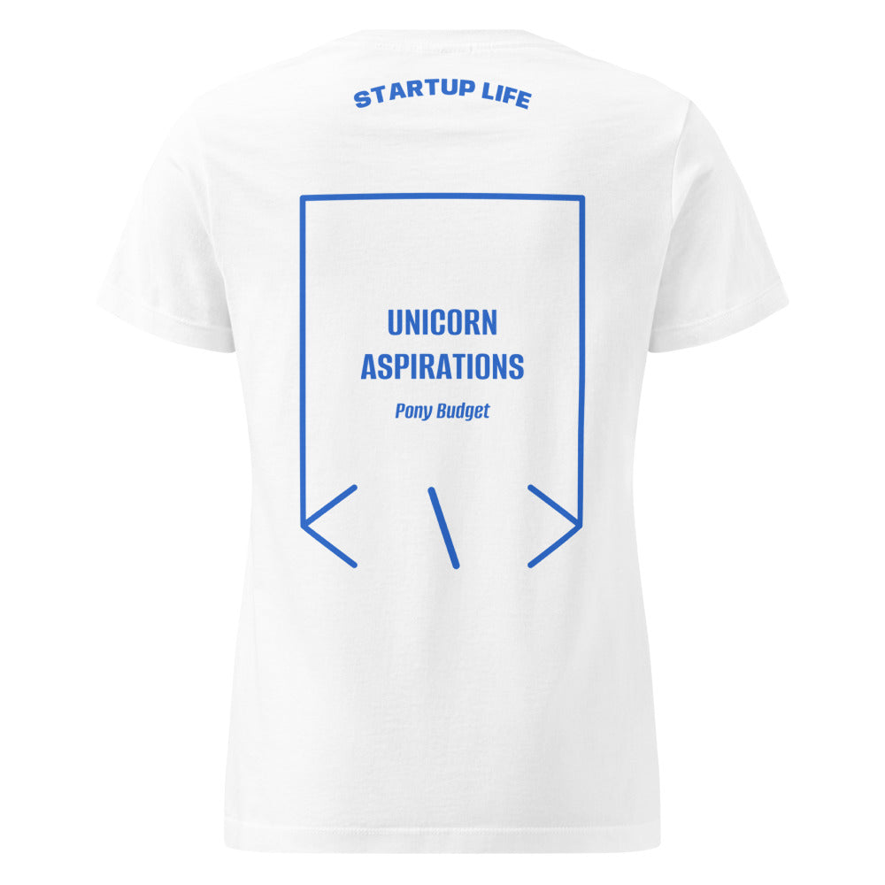 Unicorn Aspirations — White Royal back mockup