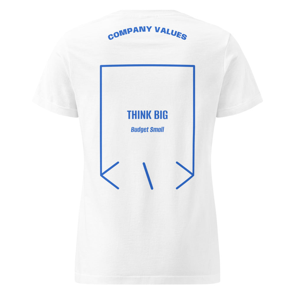 Think Big — White Royal back mockup