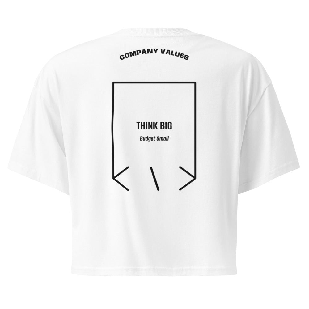 Think Big — White Black back mockup