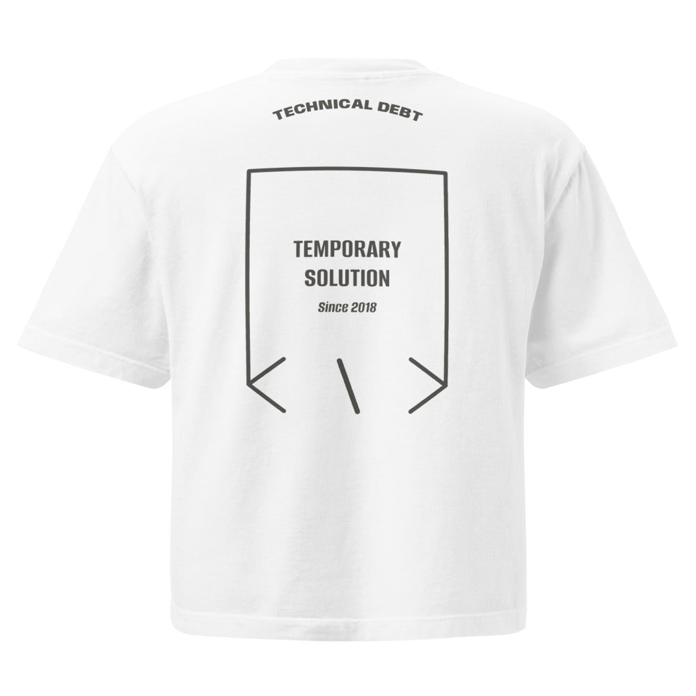 Temporary Solution — White Pepper back mockup