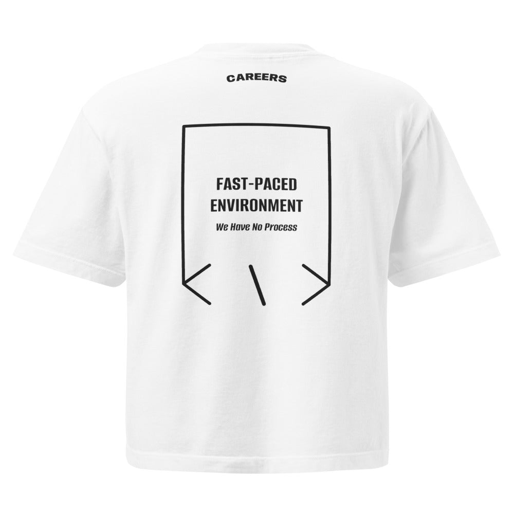 Fast-Paced Environment — White Black back mockup