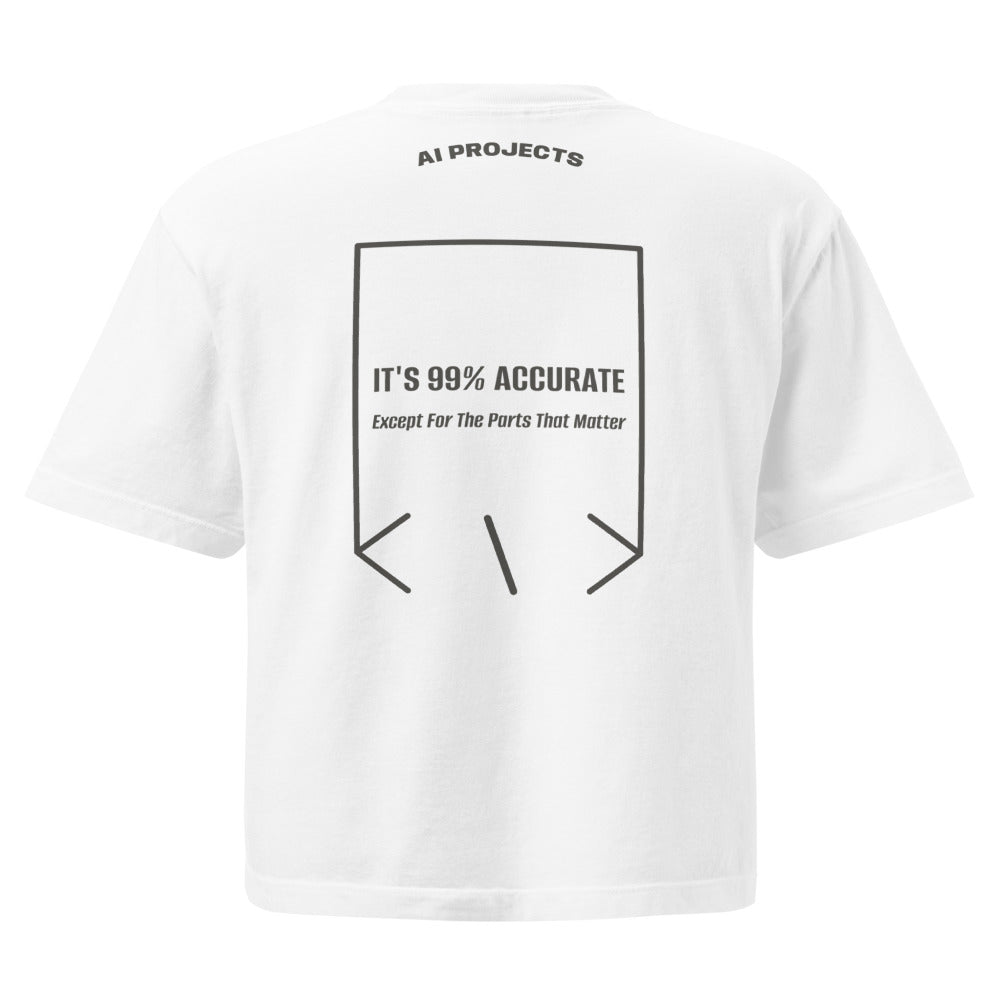 It's 99% Accurate — White Pepper back mockup