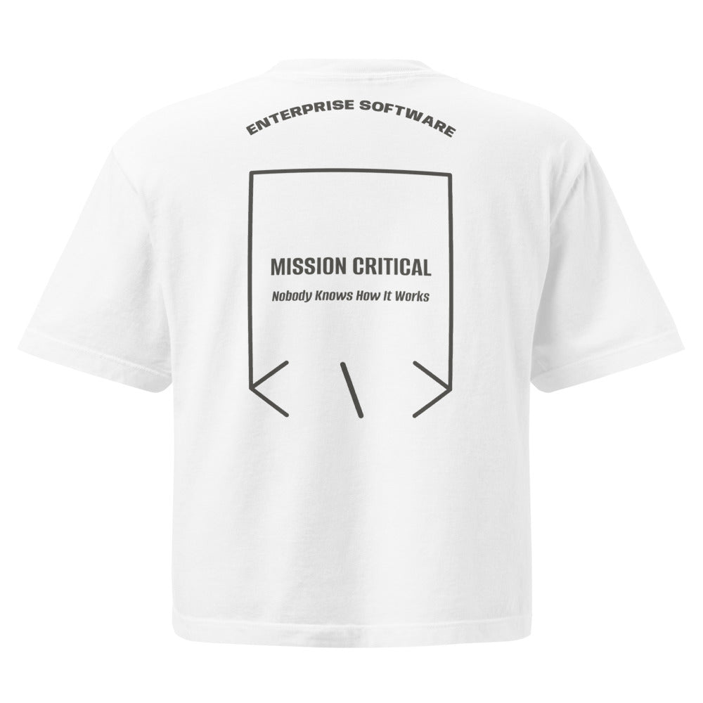 Mission Critical — White Pepper back mockup