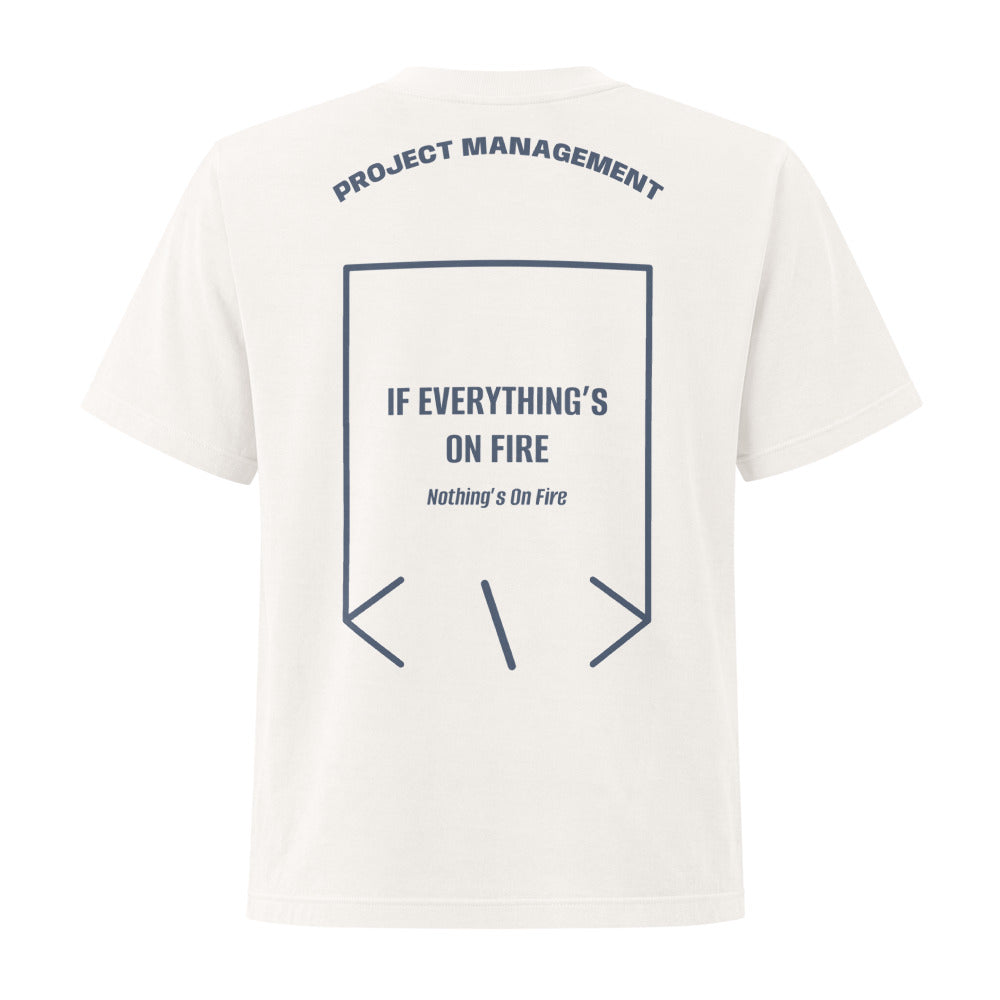 If Everything’s On Fire — Vintage White Washed Navy back mockup