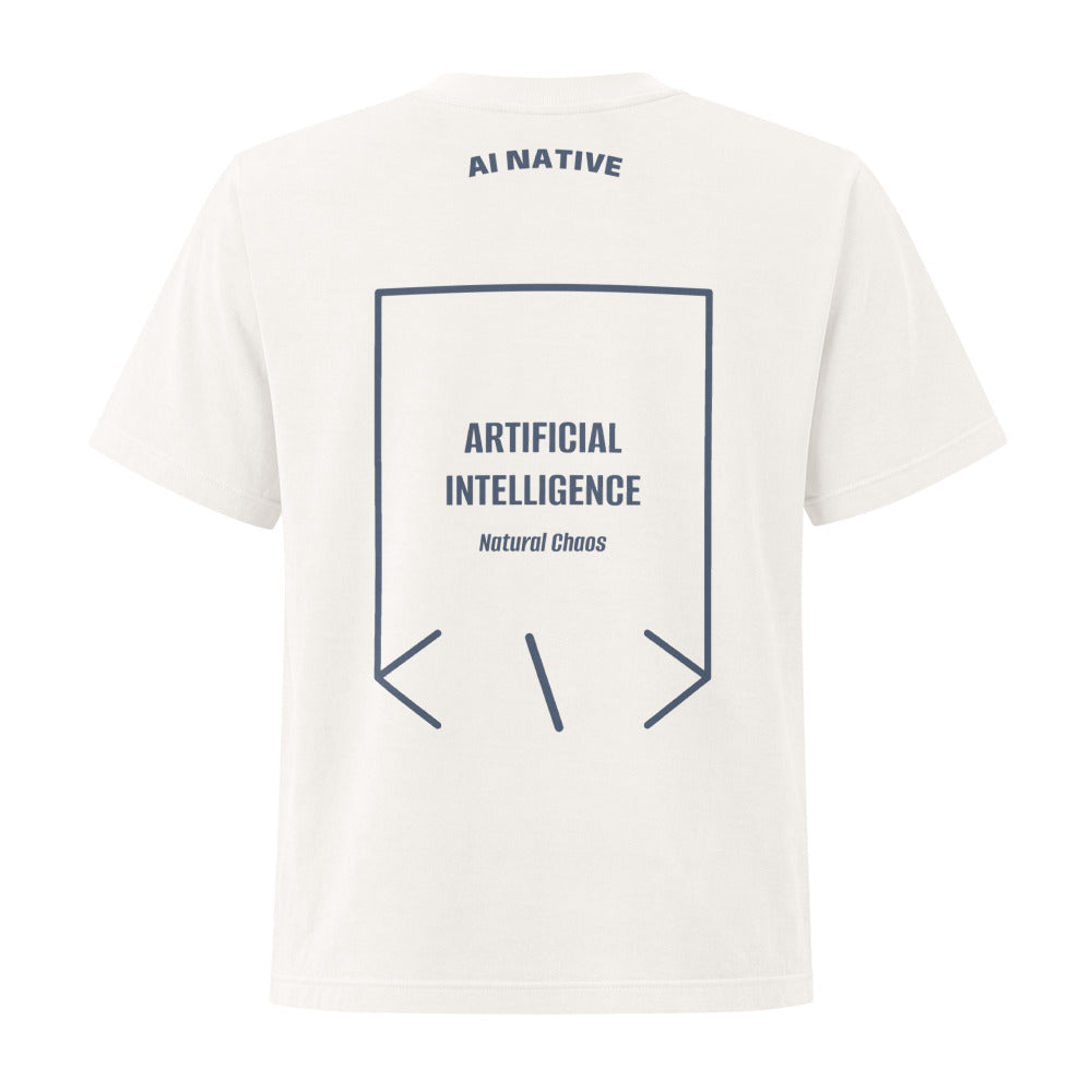 Artificial Intelligence — Vintage White Washed Navy back mockup
