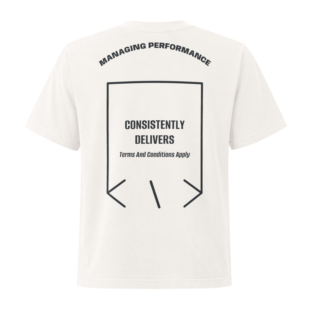 Consistently Delivers — Vintage White Washed Black back mockup