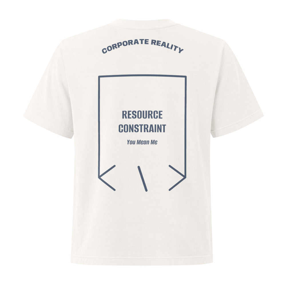 Resource Constraint — Vintage White Washed Navy back mockup