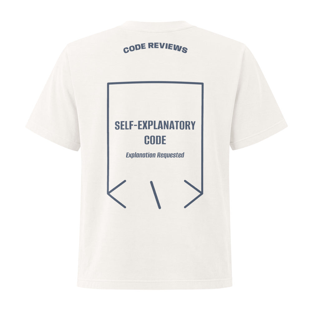 Self-Explanatory Code — Vintage White Washed Navy back mockup