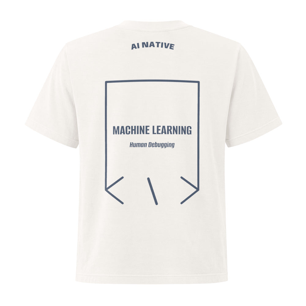 Machine Learning — Vintage White Washed Navy back mockup