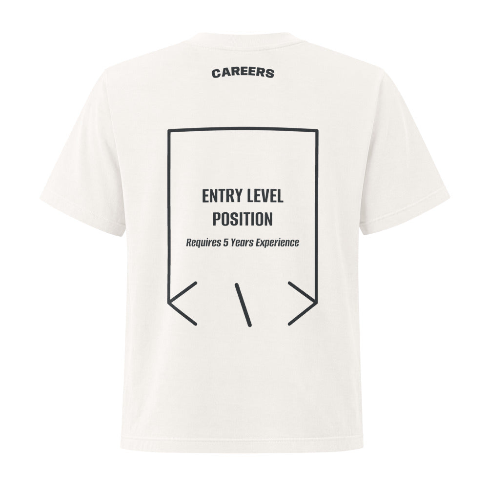 Entry Level Position — Vintage White Washed Black back mockup
