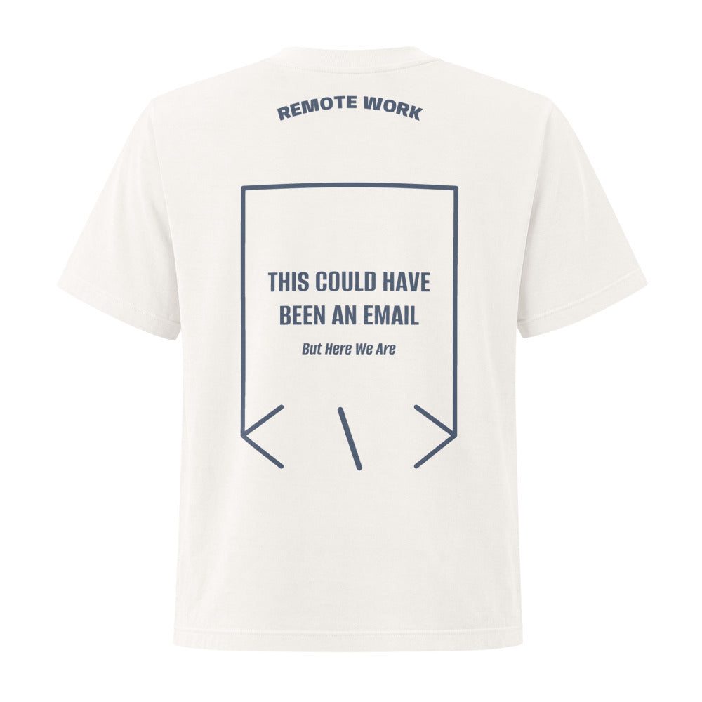 This Could Have Been An Email — Vintage White Washed Navy back mockup