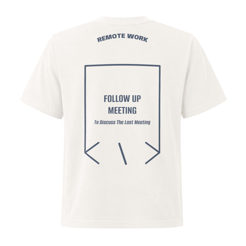 Follow Up Meeting — Vintage White Washed Navy back mockup