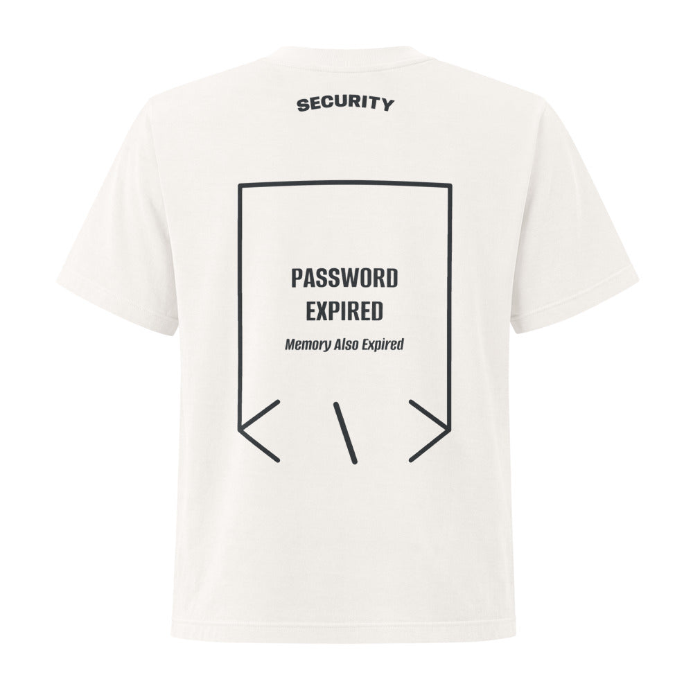 Password Expired — Vintage White Washed Black back mockup