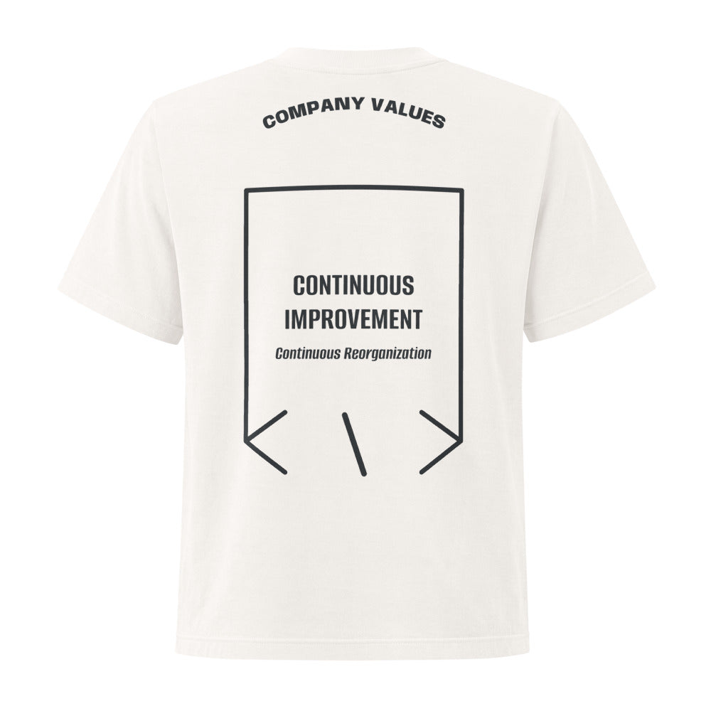 Continuous Improvement — Vintage White Washed Black back mockup