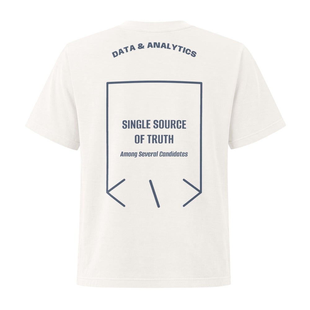 Single Source Of Truth — Vintage White Washed Navy back mockup